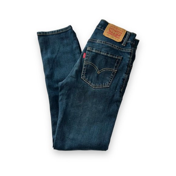 Boy's Levi's Jeans 510 Skinny 14 Reg Blue Denim - Picture 5 of 13